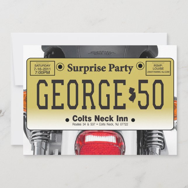 Invitation george50 (Devant)