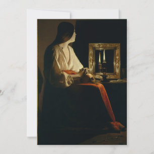 Invitation Georges de La Tour - La Magdalen pénitente