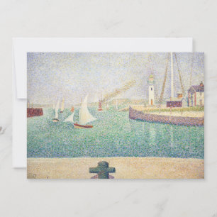 Invitation Georges Seurat - Entrée du Port de Honfleur
