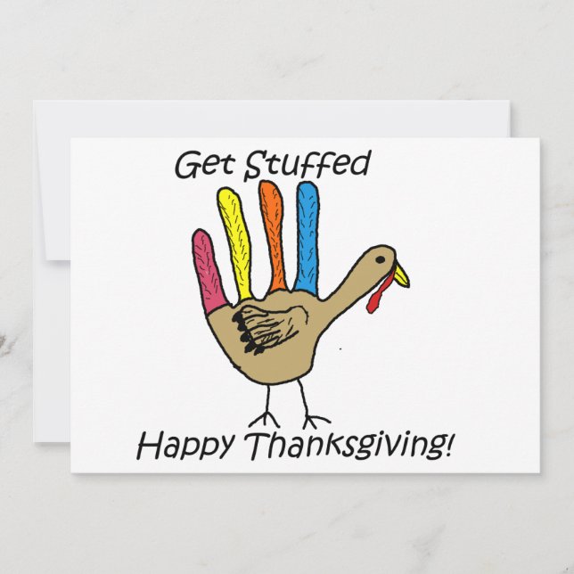 Invitation Get Stuffed (Devant)