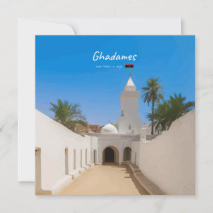Invitation Ghadames, Libye - Mosquée Blanche
