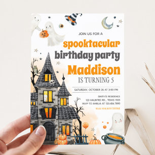 Invitation Ghost Spooktacular Halloween fête d'anniversaire