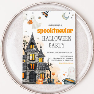 Invitation Ghost Spooktacular Halloween Parti