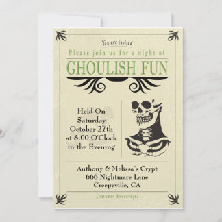 Invitation Ghouly Fun