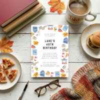 Gilmore Girls Aquarelle Icônes Anniversaire