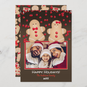 Invitation Gingerbread Cookie Christmas Cookies Holiday Photo
