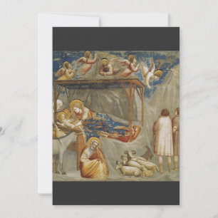 Invitation Giotto di Bondone La Nativité Fine Art Collection