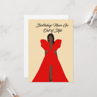 Invitation Glam Black Woman