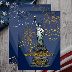 Invitation Glam Fireworks Statue de la Liberté 4 juillet