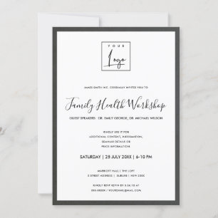 INVITATION GLAM GREY BROWN SILK VOTRE ATELIER DE LOGO GALA ÉV