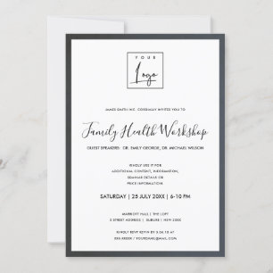 INVITATION GLAM GRIS BLEU SOIE ATELIER ÉVÉNEMENT GALA VOTRE L