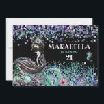 Invitation *~* Glam Mermaid Luxe 21 sous la mer Anniversaire<br><div class="desc">*Énergétiquement Amélioré MODIFIER TOUT ÂGE Whimsical Cute GLAM, LUXE LUXURY BLING GLAMOROUS star de cinéma Sous la mer OR PARTIES SCINTILLANT Mermaid Fille Fille Anniversaire Fête Invitation pour 21ème ou n'importe quel âge Fille Chic Anniversaire. L'AGE peut être customisé ainsi que d'autres informations et détails nécessaires. Les âges tels que...</div>