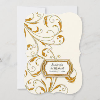 Invitation Glam Old Hollywood Regency Black Cravate Style d'é