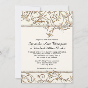 Invitation Glam Old Hollywood Regency Black Tie Lavender