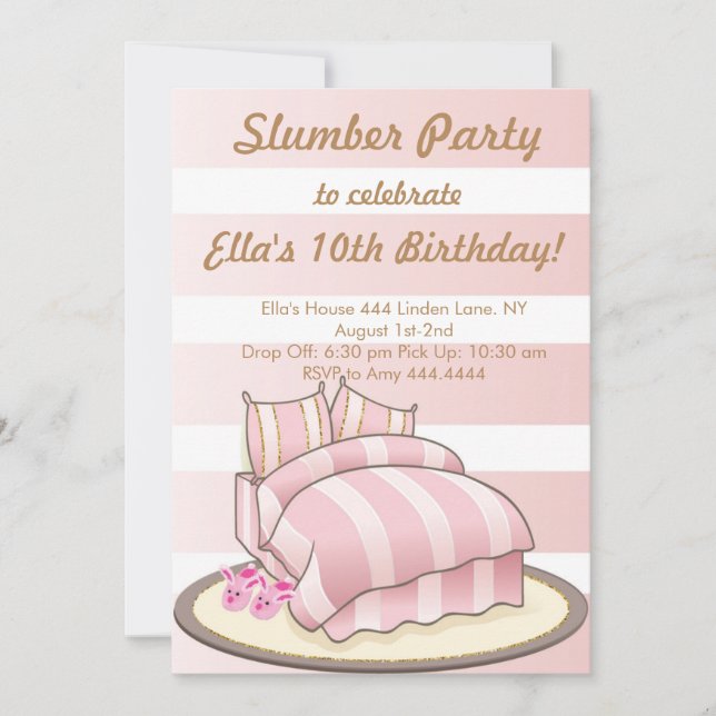 Invitation Glam Parties scintillant Fête de bois d'oeuvre Inv (Devant)