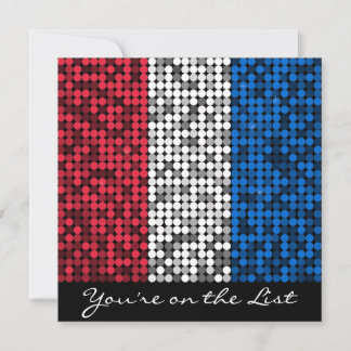 Invitation Glam patriotique