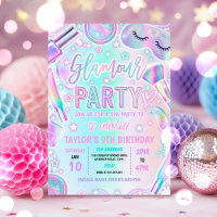 Glamour Party Pastel Spa Maquillage Pamper Anniver