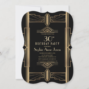 Invitation Glamour Roaring 20's Great Birthday Party