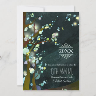 Invitation Glittery Night Charity Gala and Auction