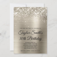 Glittery Platinum 30e anniversaire