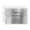 Glittery Silver Foil Fancy Monogramme 50e annivers