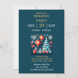 Invitation Global Mashup Christmas Holiday Party