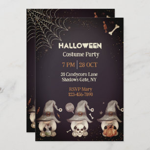 Invitation Gnome Halloween