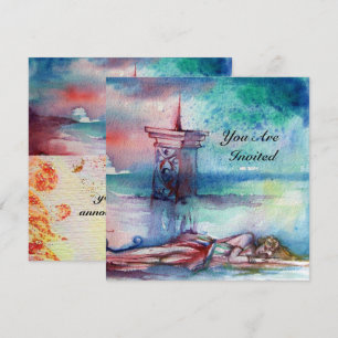 Invitation GNOMON ET DAME DE LA Légende Arthurienne DU LAC