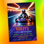 Invitation Go Kart Racing Anniversaire<br><div class="desc">Go Kart Racing Anniversaire Invitation Go-Kart Go Cart Go Kart Party Karting Invitation Go Kart Anniversaire Karting Racing Invitation Racing Invitation Entre Anniversaire Party Neon Glow in Dark Invitation</div>