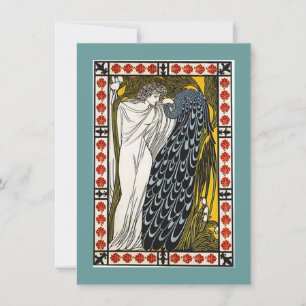 Invitation Goddess & Peacock Toga Party