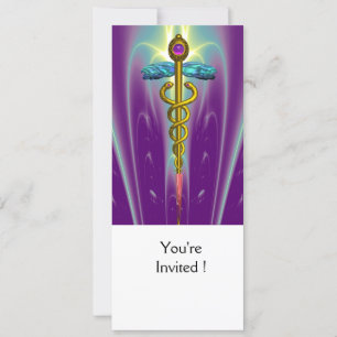 Invitation GOLD CADUCEUS Graduation, Reunions Médicales