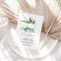 Gold et Eucalyptus Brunch & Fête des mariées Bubbl