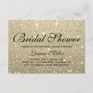 Invitation - Gold Glit Fab Douche