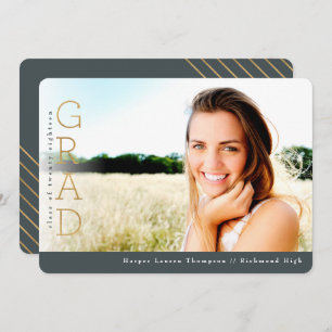 INVITATION GOLD GRAD