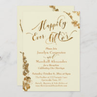 Gold Happy Ever Ever Après avec Botaniques, ivoire