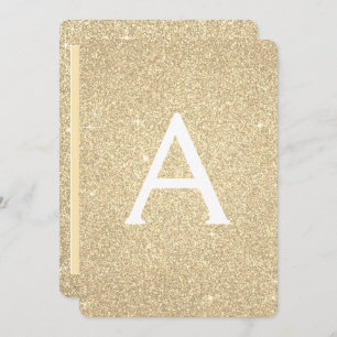 Invitation Gold Sparkle Parties scintillant Girl Birthday Par