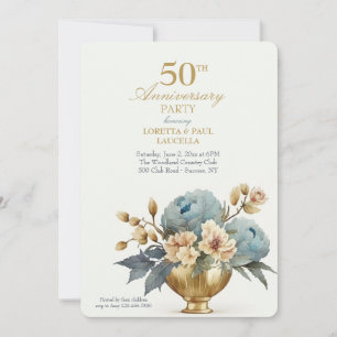 Invitation Gold Vase