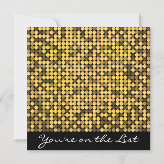 Invitation Golden Glam