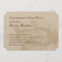 Invitation Golden Quail Plantation