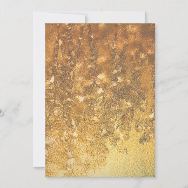 Invitation Goldrush (Devant)