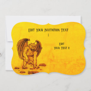 Invitation Golem Gargoyle