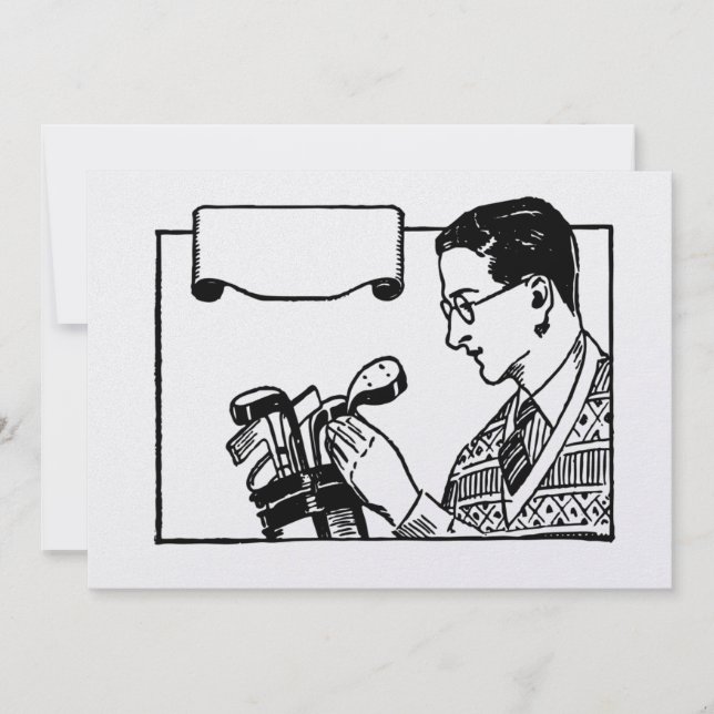 Invitation Golf (Devant)