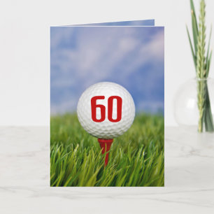 Invitation Golf 60e fête d'anniversaire