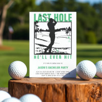 Golf Bachelor Party Drôle Dernier trou il va jamai