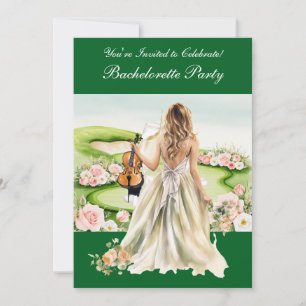 Invitation Golf Bachelorette Party sur golf