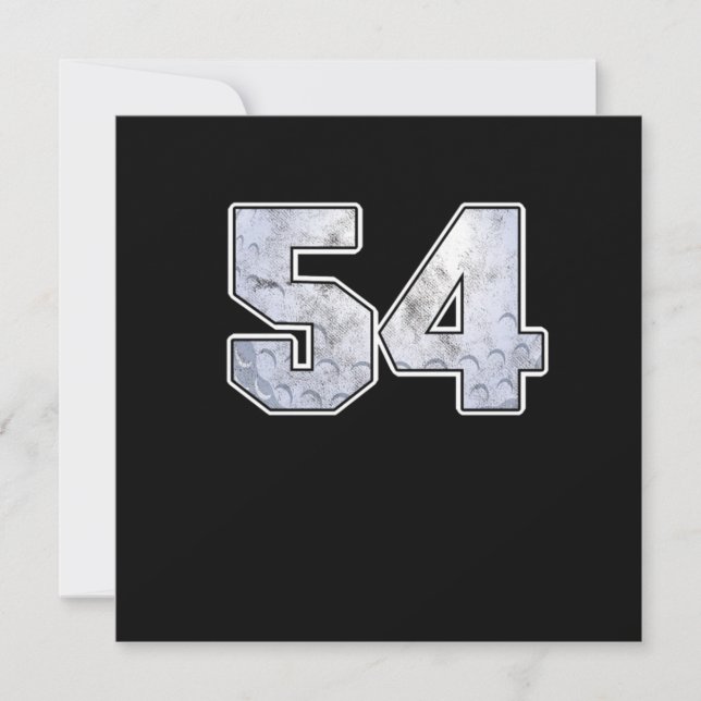 Invitation Golf Ball 54 e Anniversaire Fête Sport Cadeau (Devant)