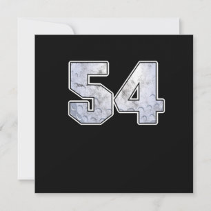 Invitation Golf Ball 54 e Anniversaire Fête Sport Cadeau