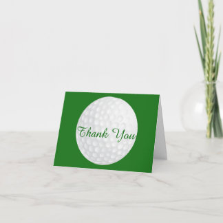Invitation Golf Ball Merci