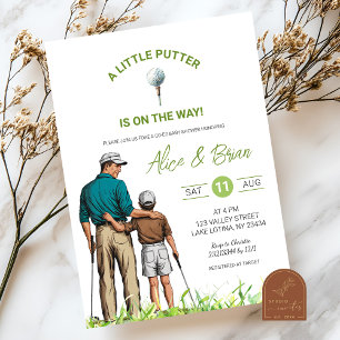 Invitation Golf Boy Little Putter est sur le chemin Baby show