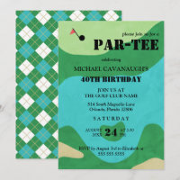 Golf Course fête d'anniversaire